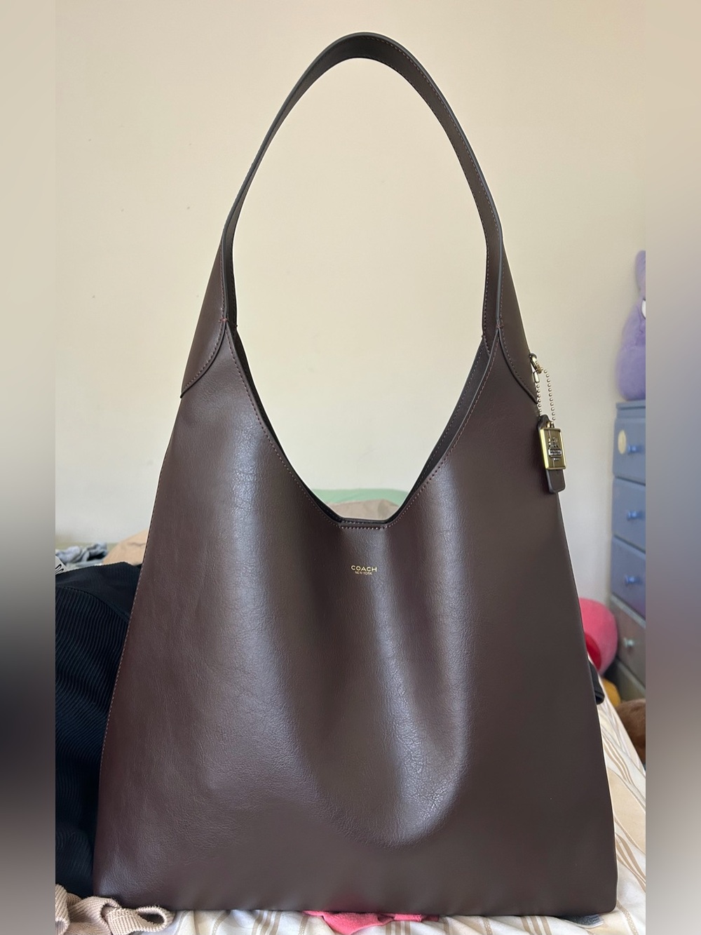 Brooklyn 39 Shoulder Bag Maple/Brass